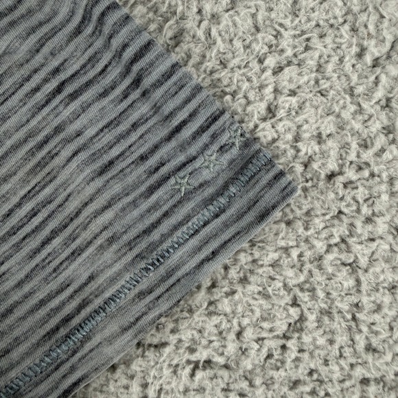 John Varvatos Polo Shirt Mens L Gray Striped Short Sleeve Casual Modern Fit - Picture 4 of 11